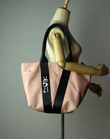 Khaki Womens Nylon Shopper Tote Womens Nylon Shoulder Tote Khaki Nylon Handbag Purse for Ladies