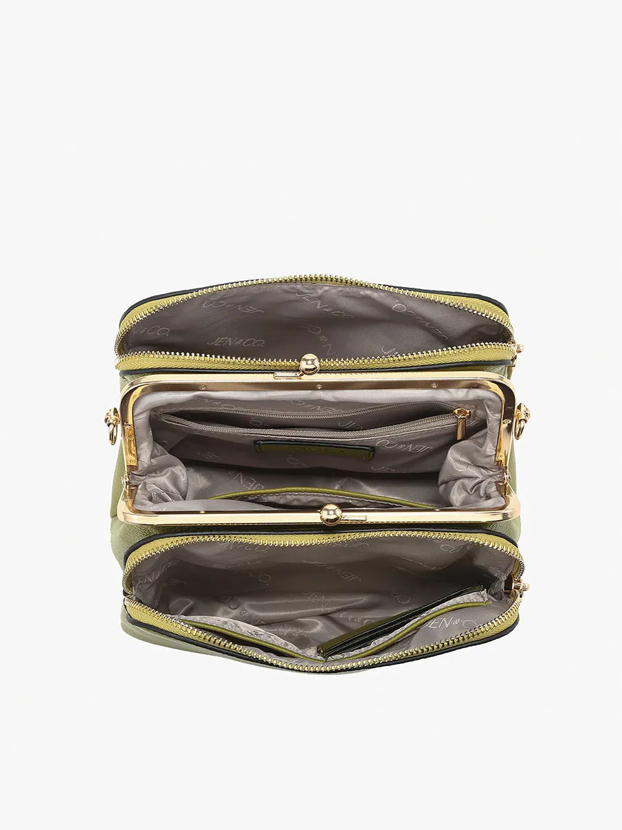 Kiva Vegan Snap Pouch Crossbody