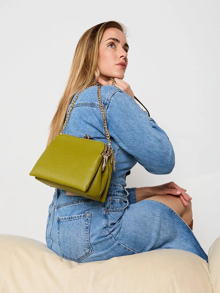 Kiva Vegan Snap Pouch Crossbody