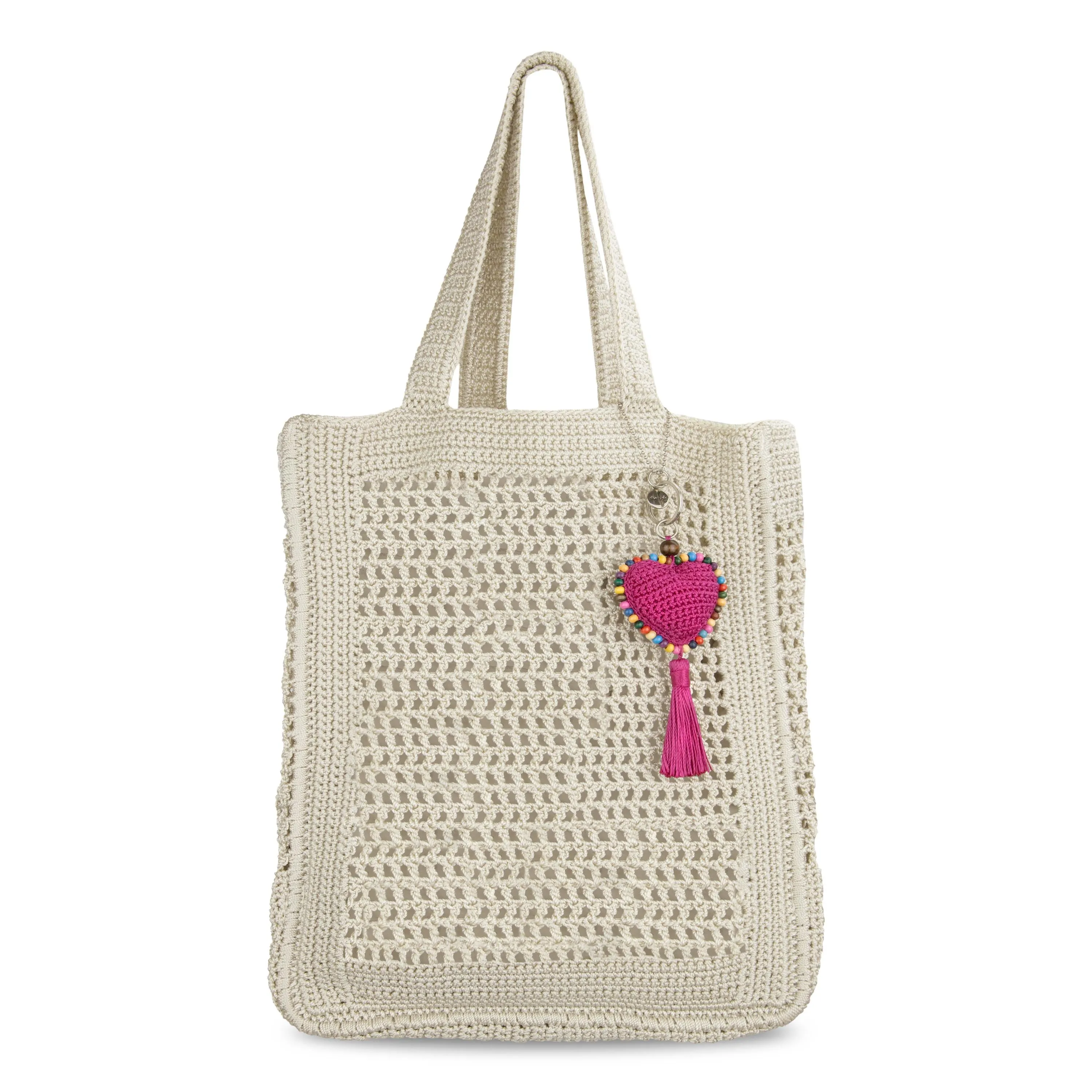 Lanie Market Tote - Hand Crochet - Natural Fruit