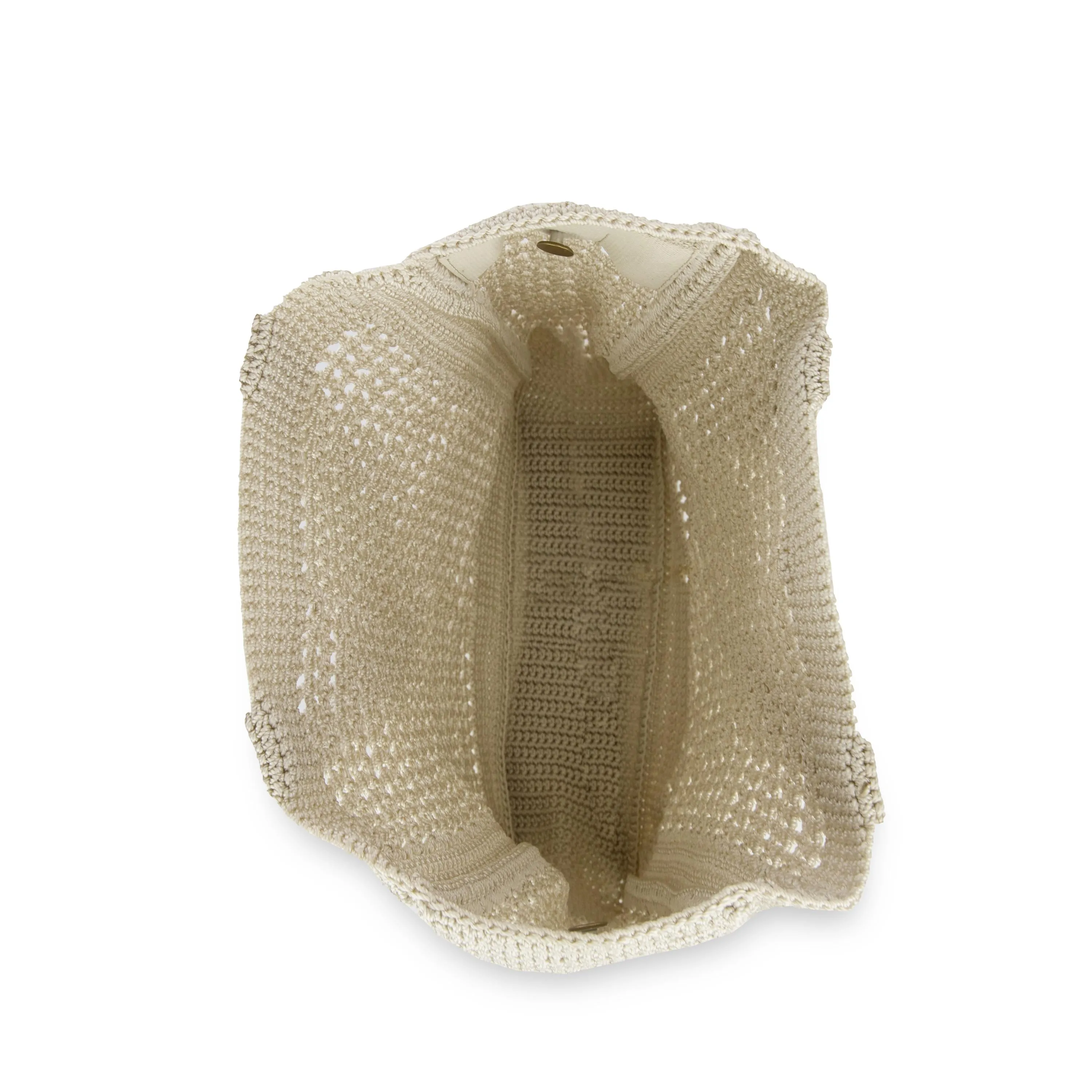 Lanie Market Tote - Hand Crochet - Natural Fruit
