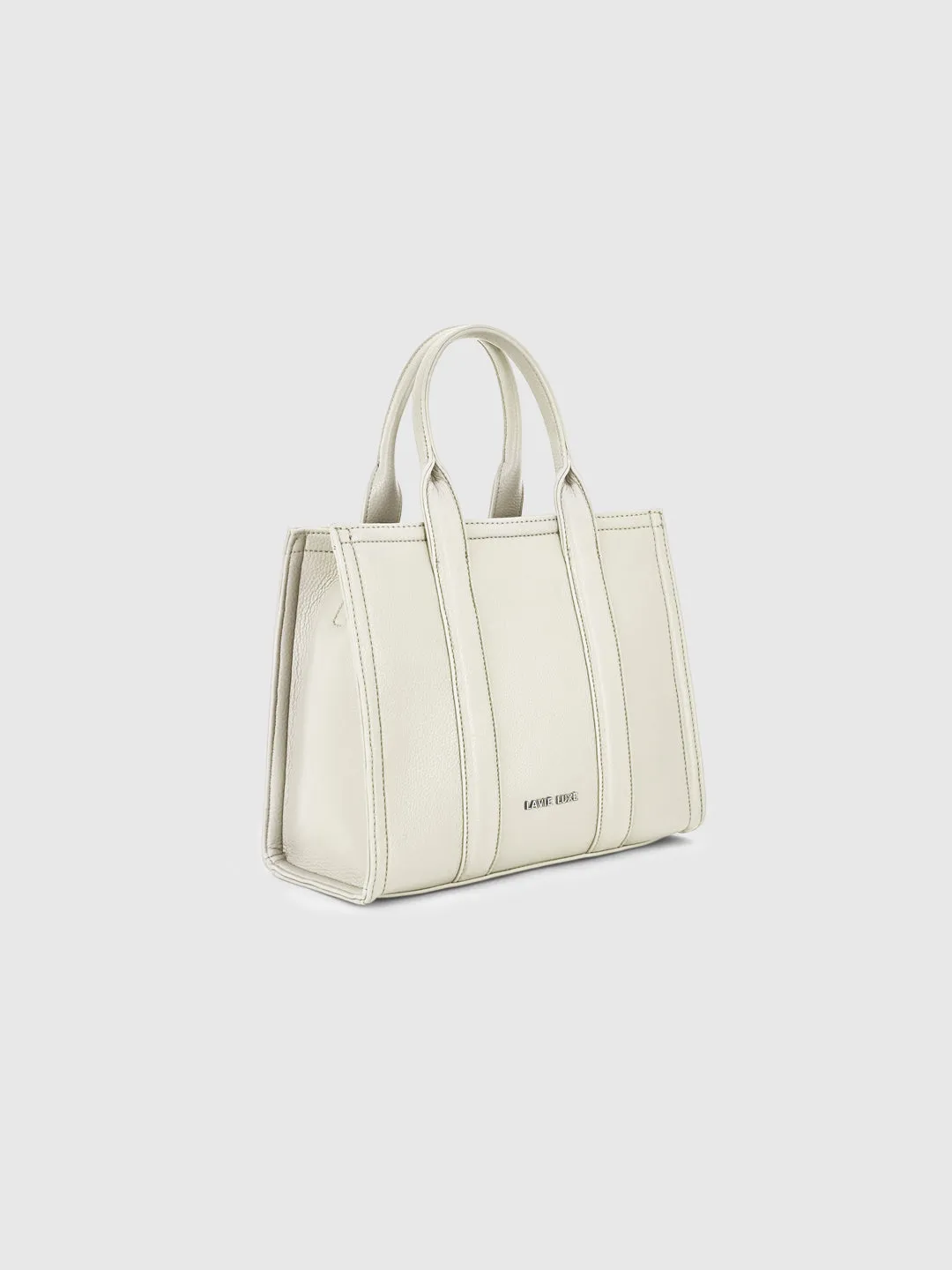 Lavie Luxe Cobs Off White Medium Women'S Satchel
