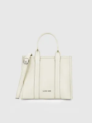 Lavie Luxe Cobs Off White Medium Women'S Satchel