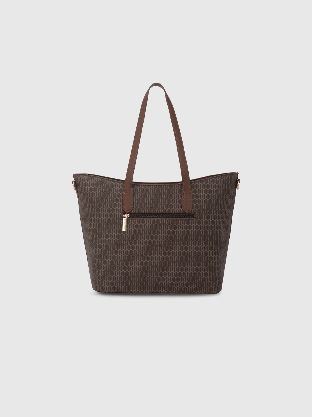 Lavie Luxe Monogram Hailon24 Pro Choco Large Women's handbag