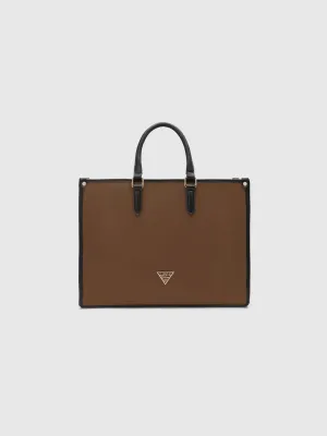 Lavie Signature Madisson Large Dark Tan Women's Box Tote