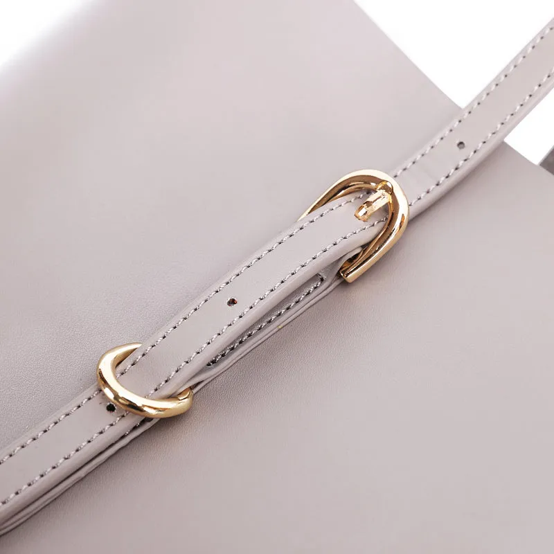 Leather Womens Stylish Brown Tote Bag Shoulder Bag For Women