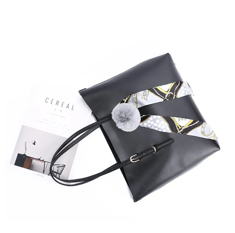 Leather Womens Stylish Brown Tote Bag Shoulder Bag For Women