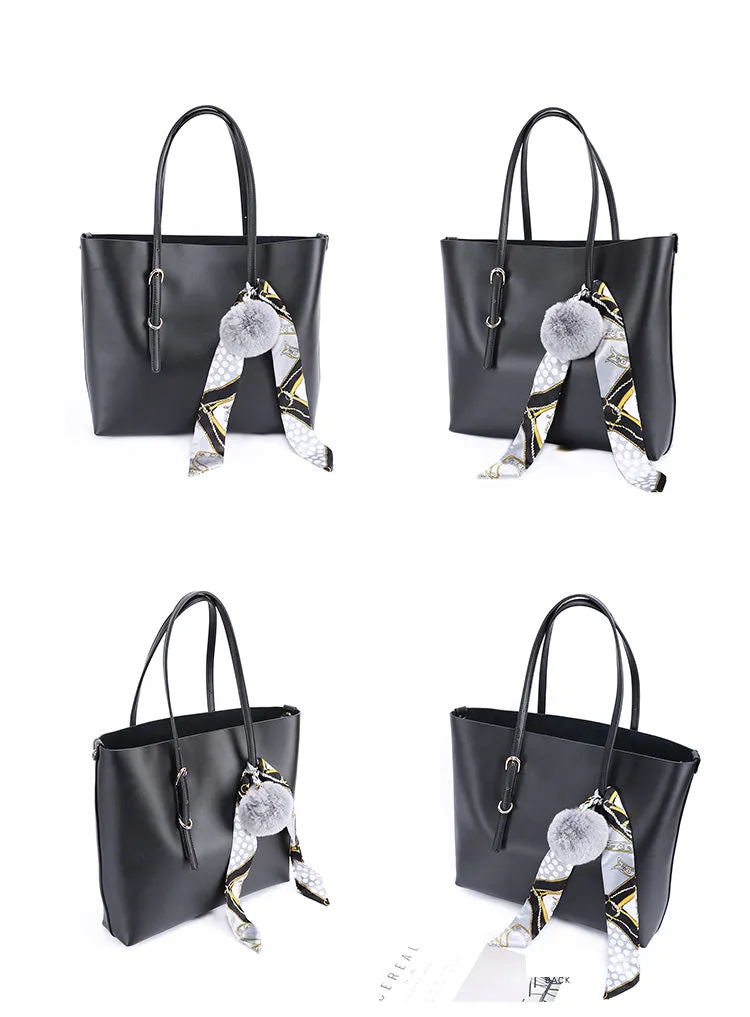 Leather Womens Stylish Brown Tote Bag Shoulder Bag For Women