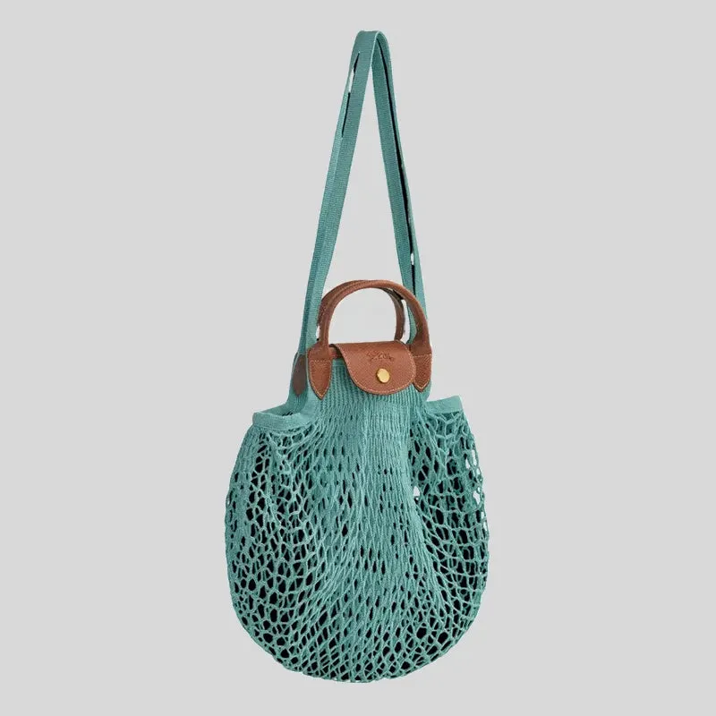 LONGCHAMP Le Pliage Filet L Mesh Bag Lagon 10121HVH