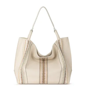 Los Feliz Large Tote - Leather - Stone Neutral Seminyak
