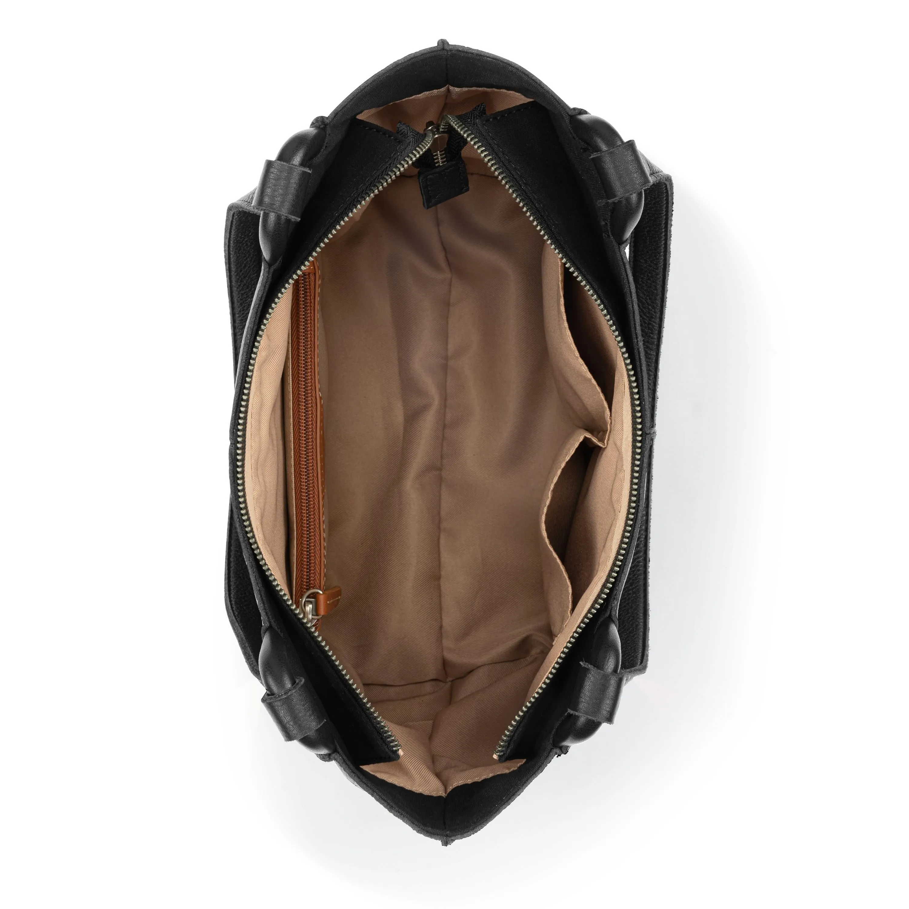 Los Feliz Satchel - Leather - Black