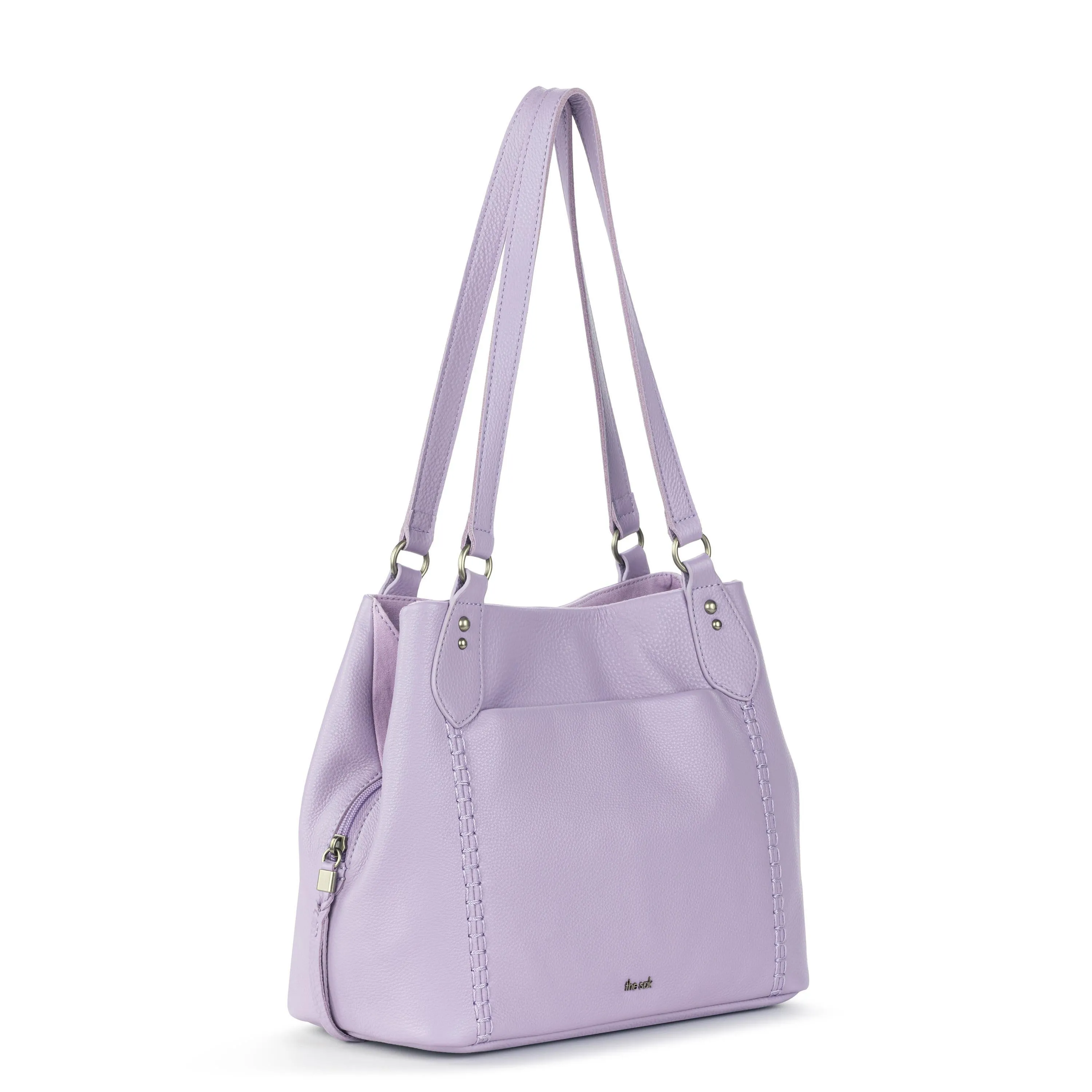 Melrose Satchel - Leather - Orchid