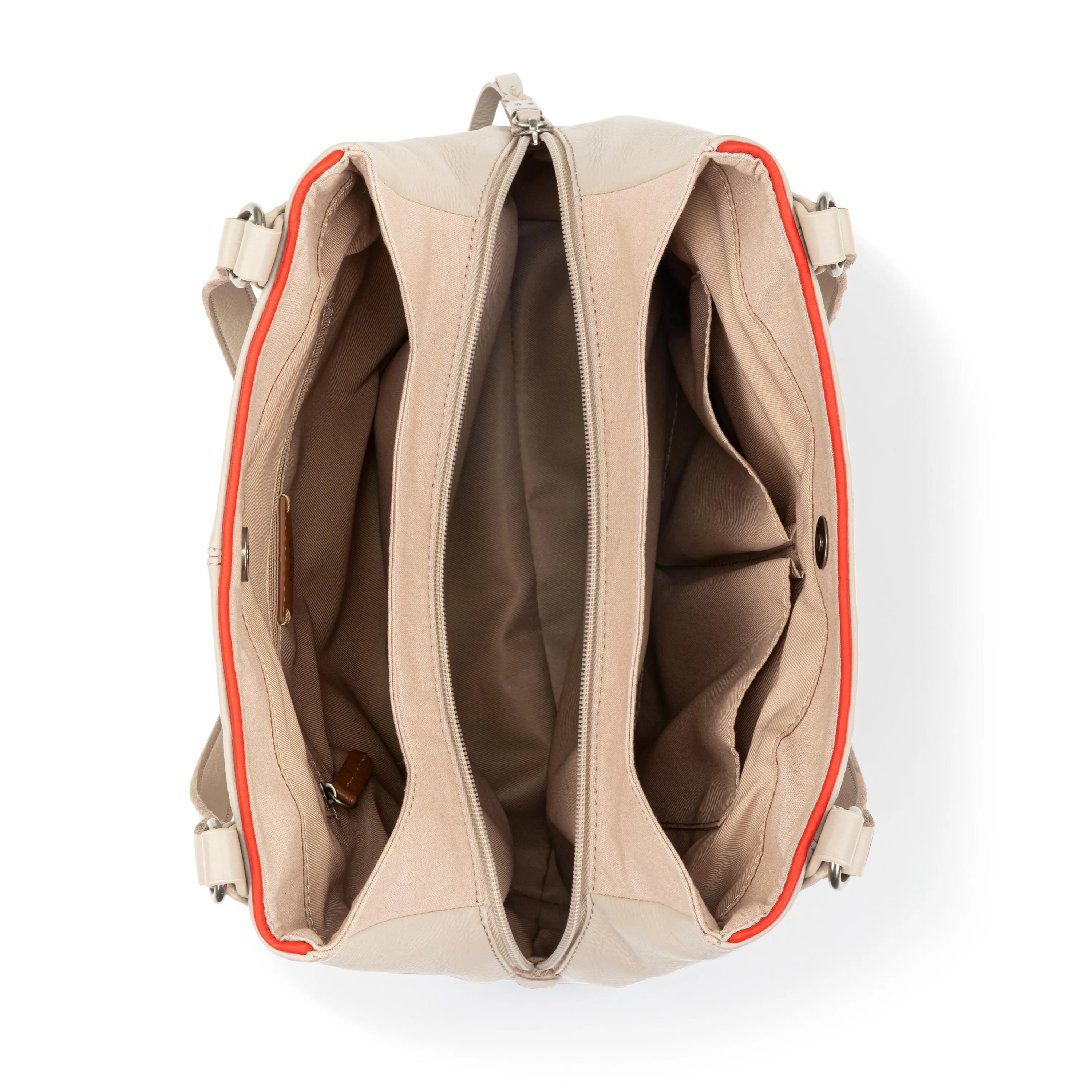 Melrose Satchel - Leather - Sand Horizon Block