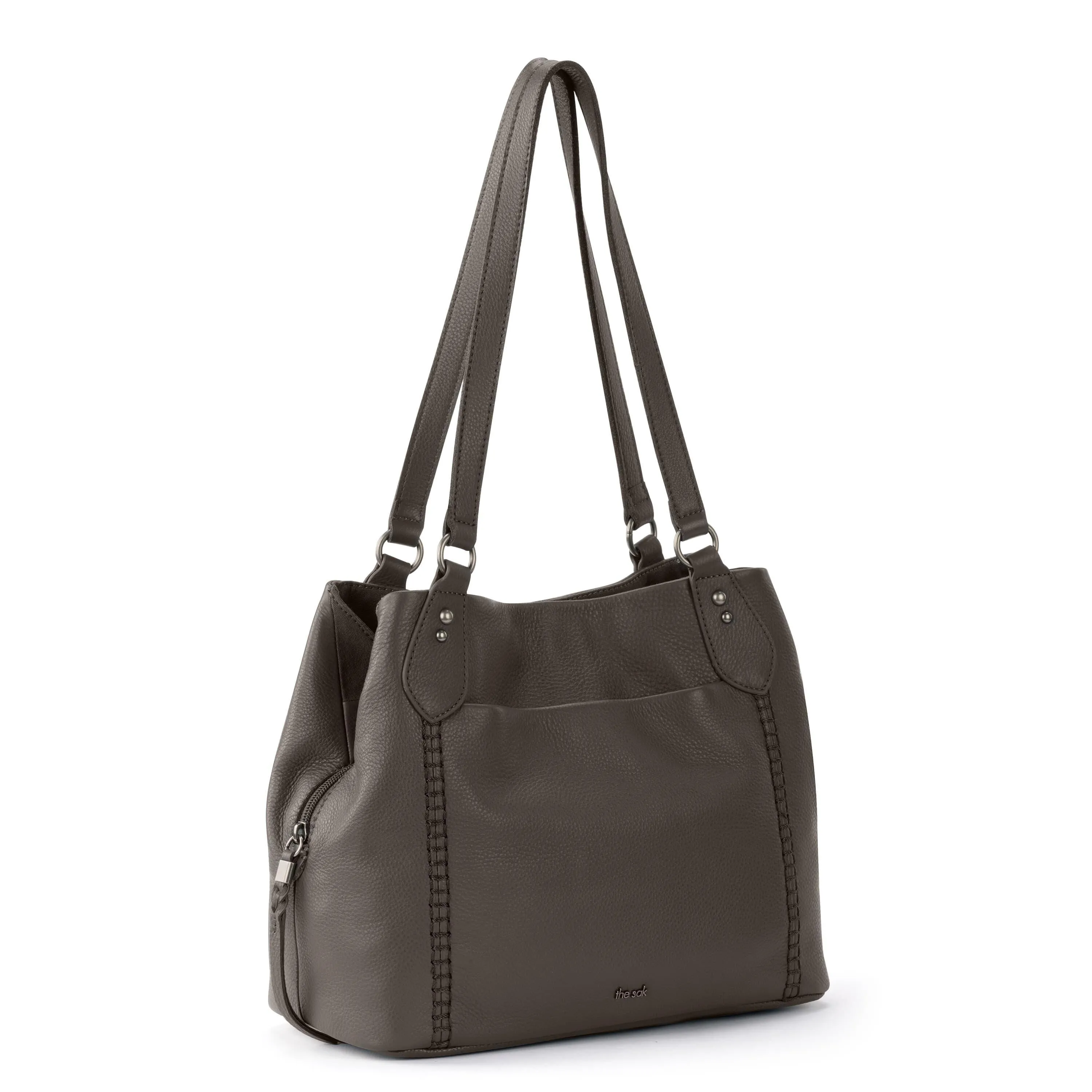 Melrose Satchel - Leather - Slate