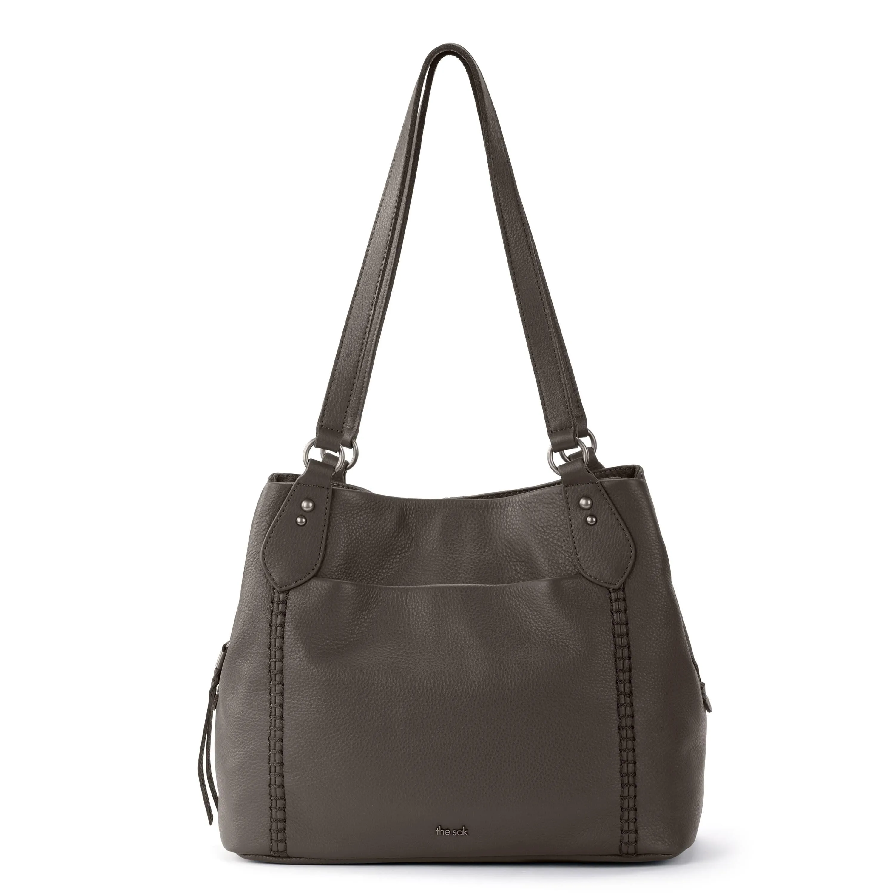 Melrose Satchel - Leather - Slate