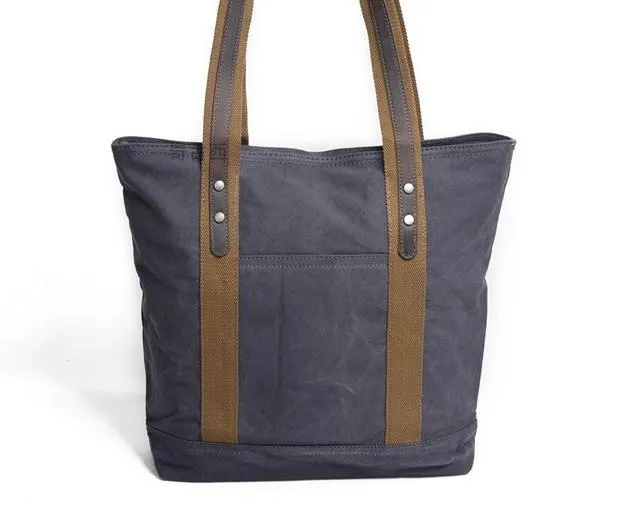 Mens Canvas Tote Purse Handbags Canvas Shoulder Bag for Men
