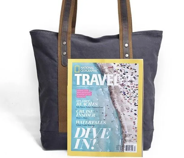 Mens Canvas Tote Purse Handbags Canvas Shoulder Bag for Men