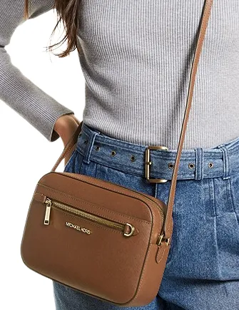 Michael Michael Kors Jet Set Large Saffiano Leather Crossbody Bag
