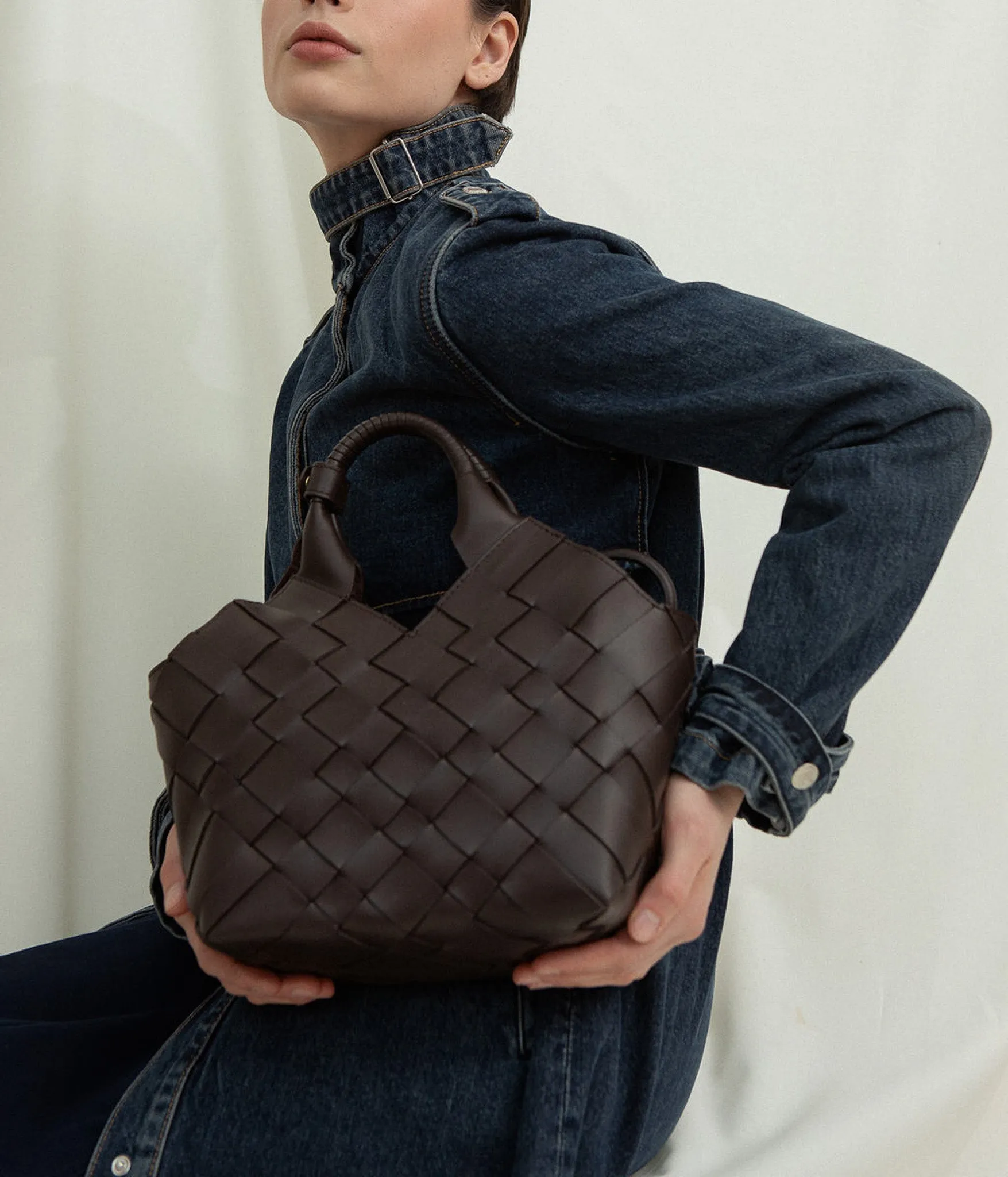 MISU Vanilla Raffia Shoulder bag