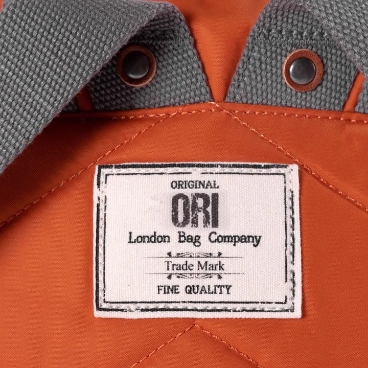 Ori London - Medium Bantry B Backpack, Burnt Orange Recycled Nylon