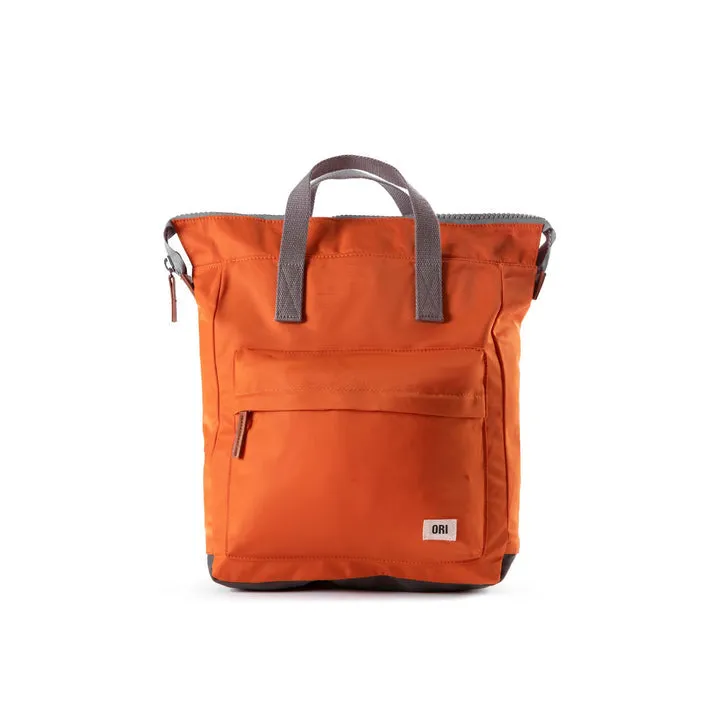 Ori London - Medium Bantry B Backpack, Burnt Orange Recycled Nylon