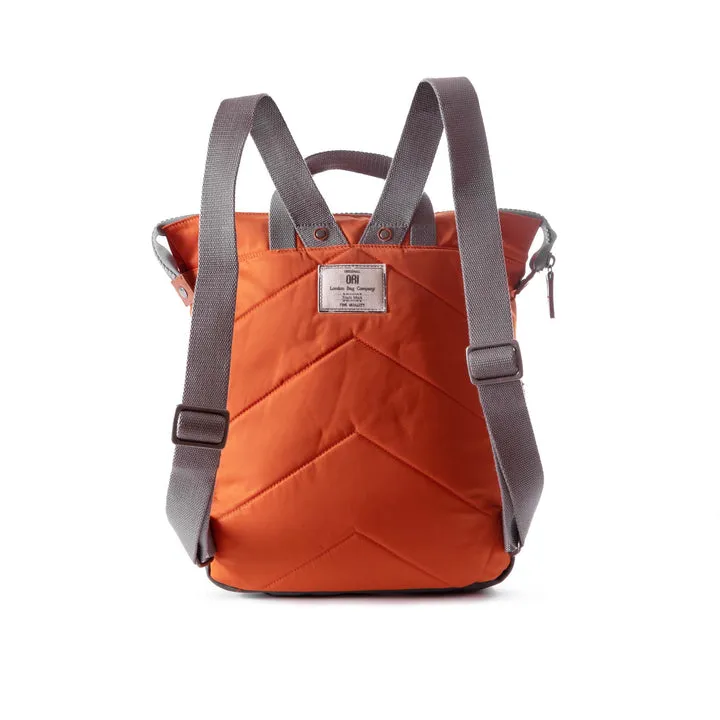 Ori London - Medium Bantry B Backpack, Burnt Orange Recycled Nylon