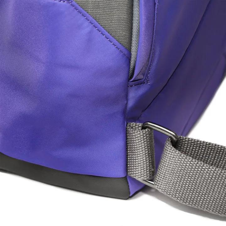 Ori London - Medium Canfield B Backpack, Peri Purple Recycled Nylon