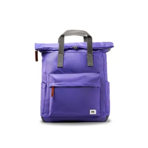 Ori London - Medium Canfield B Backpack, Peri Purple Recycled Nylon