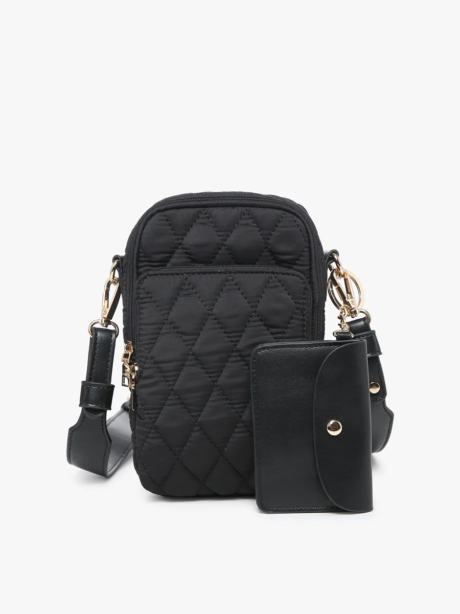 Parker Vegan Quilted Crossbody