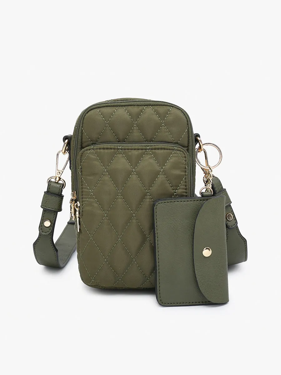 Parker Vegan Quilted Crossbody