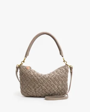 Petit Moyen Handbags - Crossbody - Petit Moyen Dove Puffy Woven