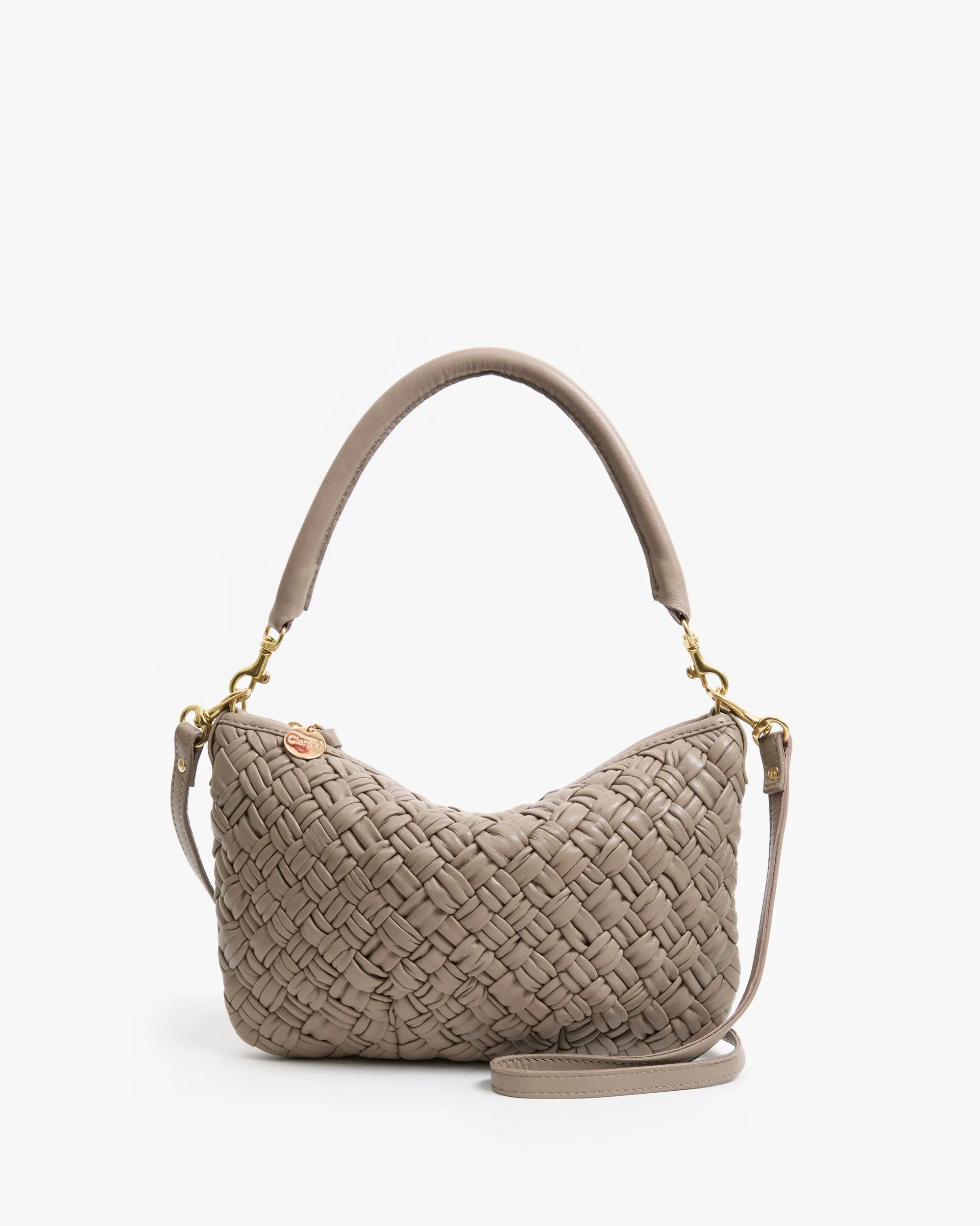 Petit Moyen Handbags - Crossbody - Petit Moyen Dove Puffy Woven