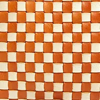 Petit Moyen Handbags - Crossbody - Petit Moyen Natural & Cream Woven Checker