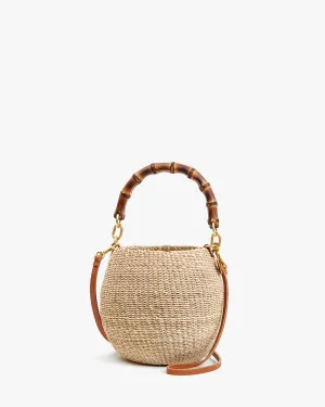Petit Pot De Miel W/ Bamboo Handle Handbags - Top Handle - Petit Pot De Miel Cream