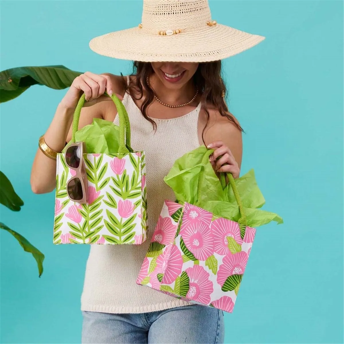 Poppy Papaver Reusable Itsy Bitsy Gift Bag