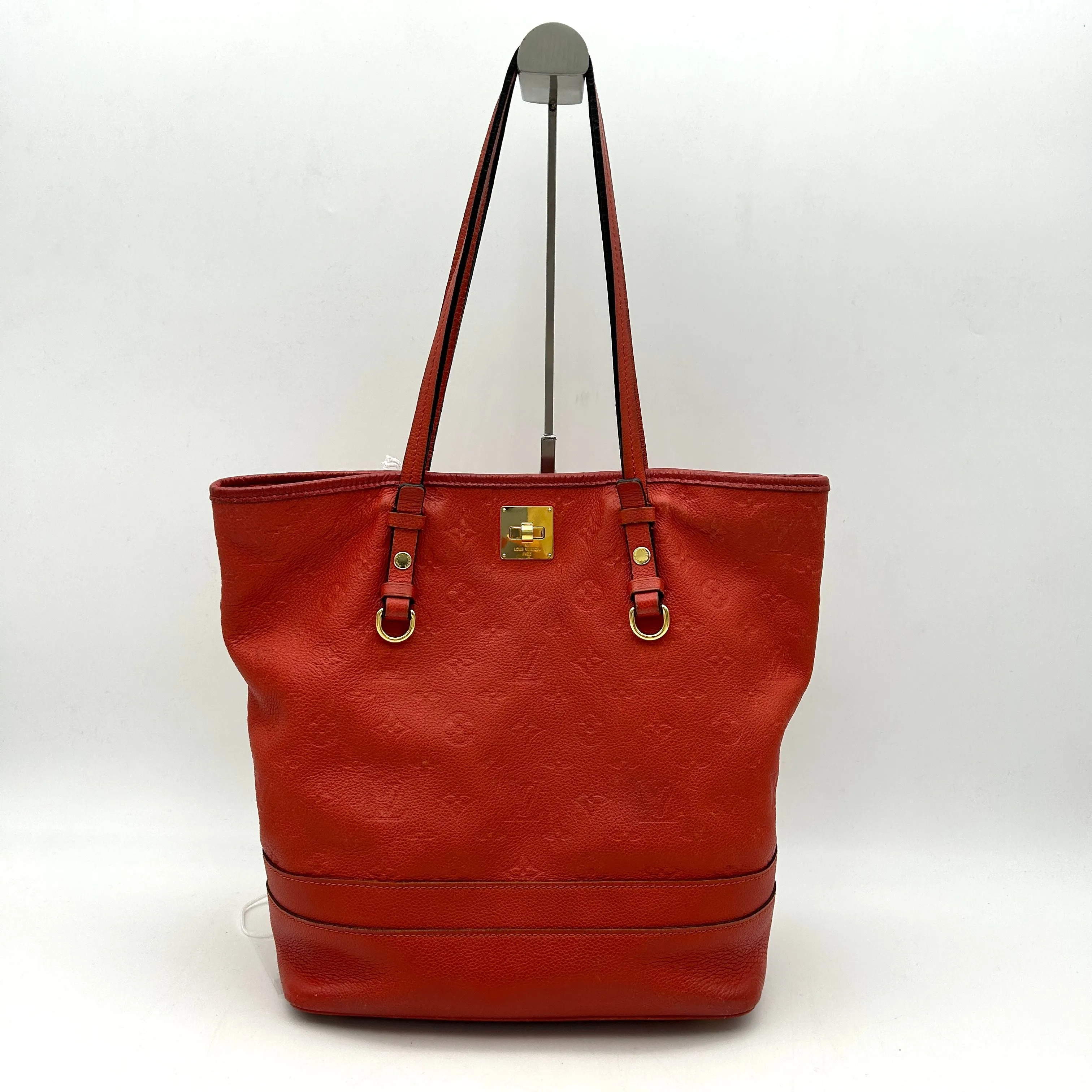 Pre-owned Louis Vuitton Empreinte Leather Citadine PM - Red Totes, Handbags LA4249
