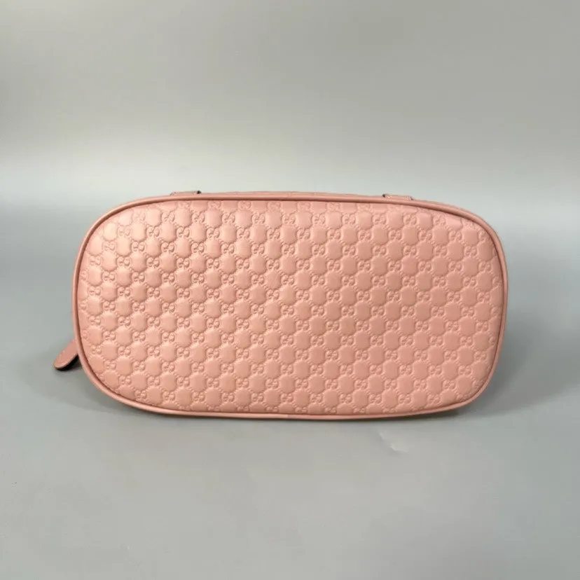 Preloved Gucci Micro GG Marmont Pink Leather Shoulder Bag XJ10816