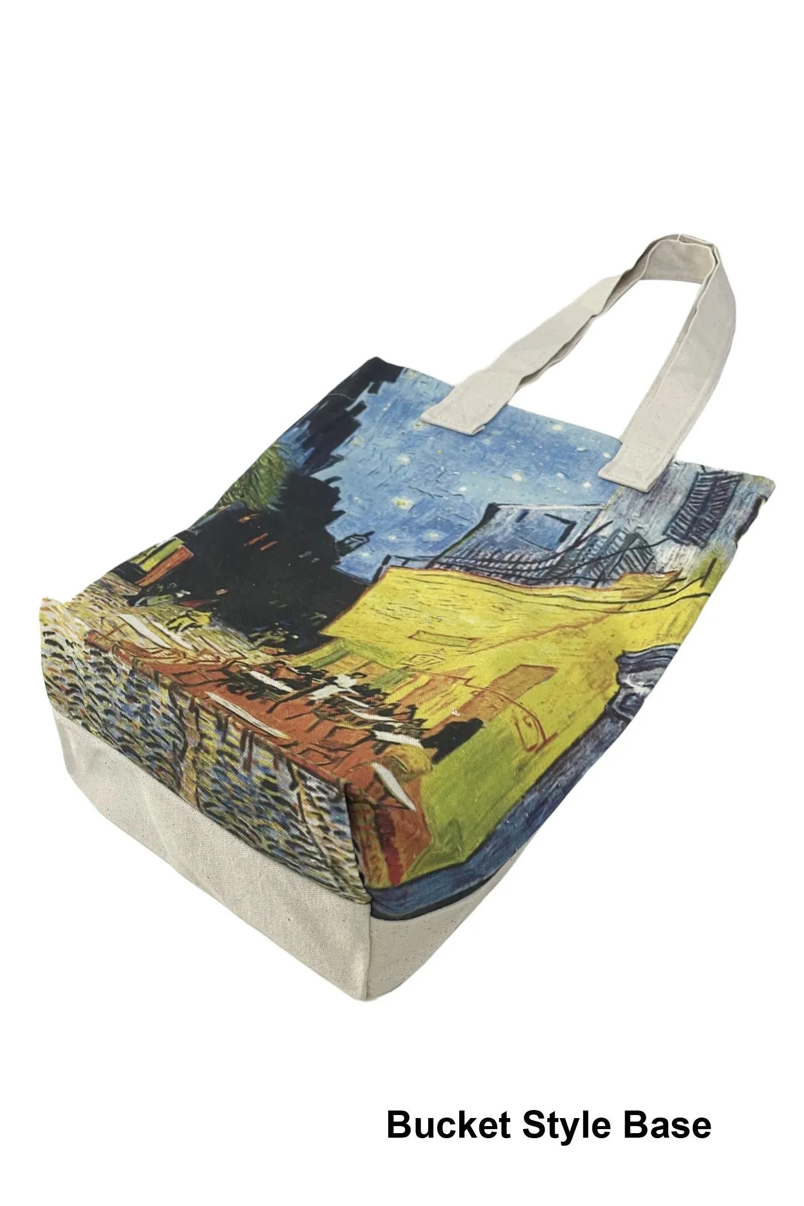 Pug Dog Print Cotton Tote Bag