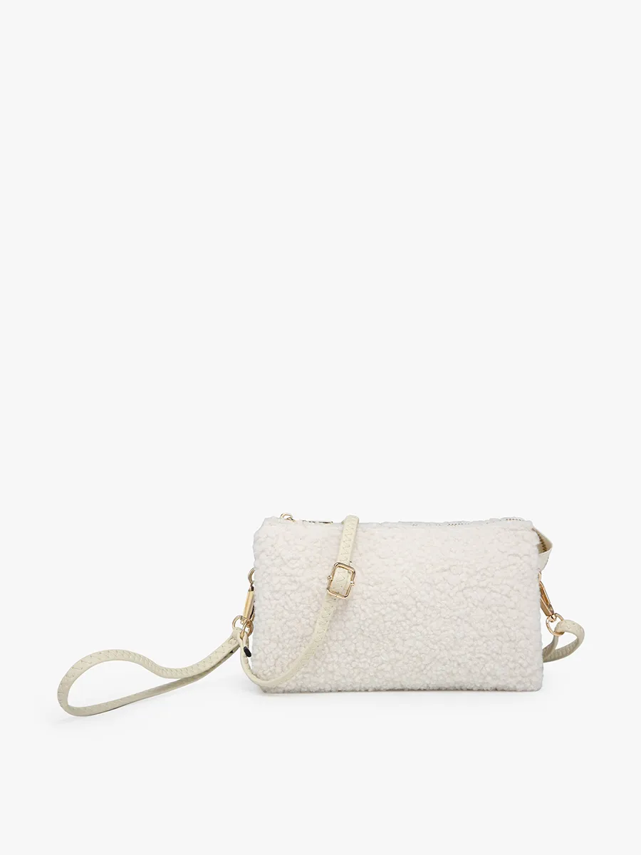 Riley Vegan Sherpa Crossbody