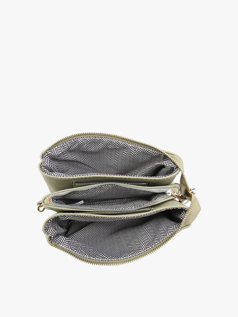 Riley Vegan Sherpa Crossbody