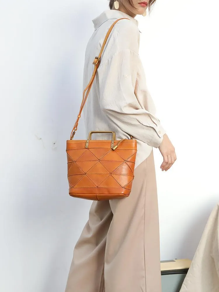 Small Brown Womens Leather Tote Bags Small Tote Handbags Green Shoulder Tote Purse for Ladies