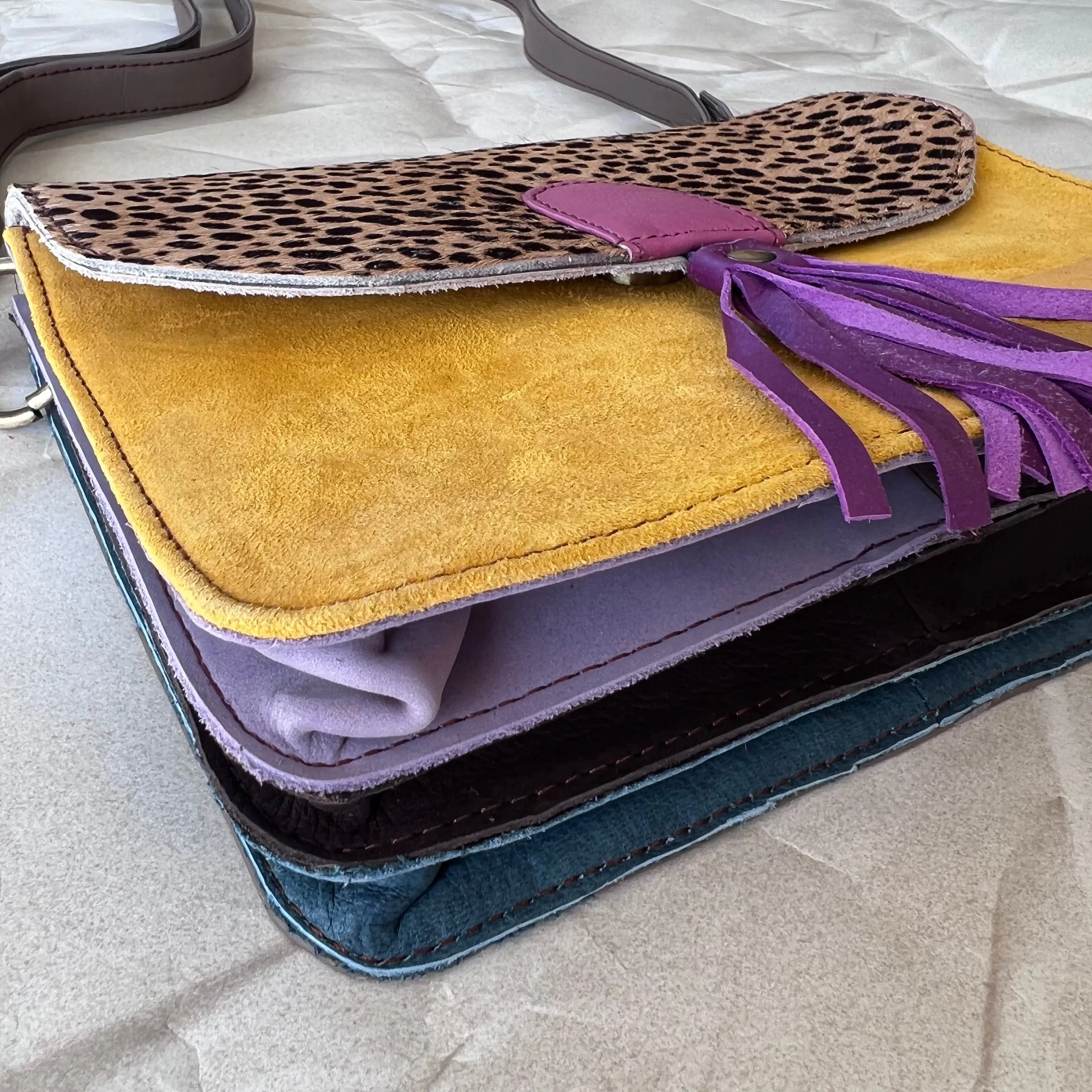Soruka - Claire Purse, Purple Tassel