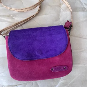 Soruka - Leo Reversible Suede Bag, Fuchsia