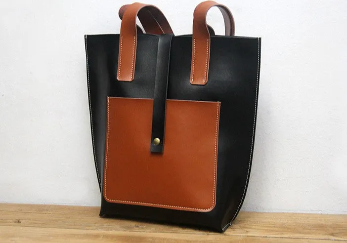 Stylish Handmade LEATHER WOMEN Tote BAG Cute Tote Purses FOR WOMEN