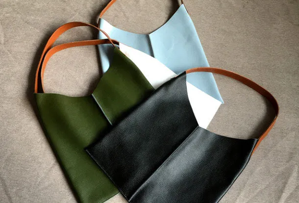 Stylish Unique Leather Tote Bag Purse Shoulder Bag Handbag For Women