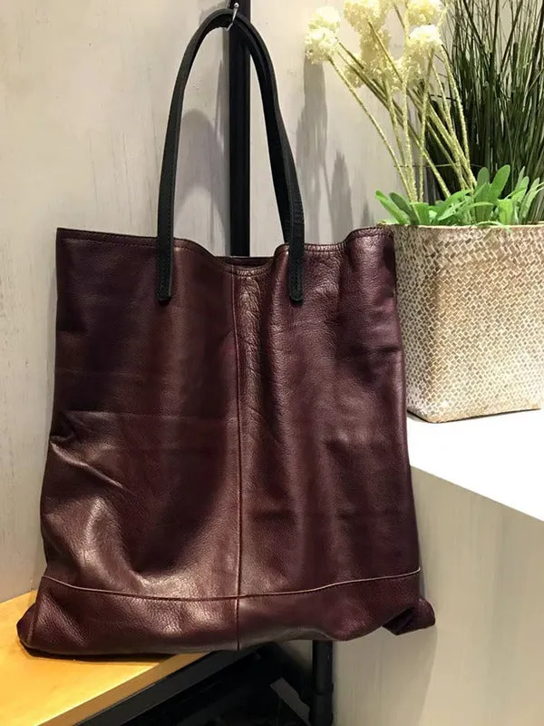 Stylish WOMENs LEATHER Large Tote Bag Handmade Tote Shoulder Purse FOR WOMEN