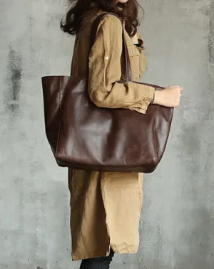 Stylish WOMENs LEATHER Tote Bag Totes Shoulder Purse FOR WOMEN