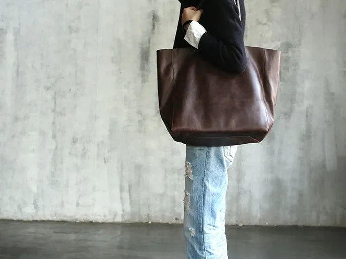 Stylish WOMENs LEATHER Tote Bag Totes Shoulder Purse FOR WOMEN