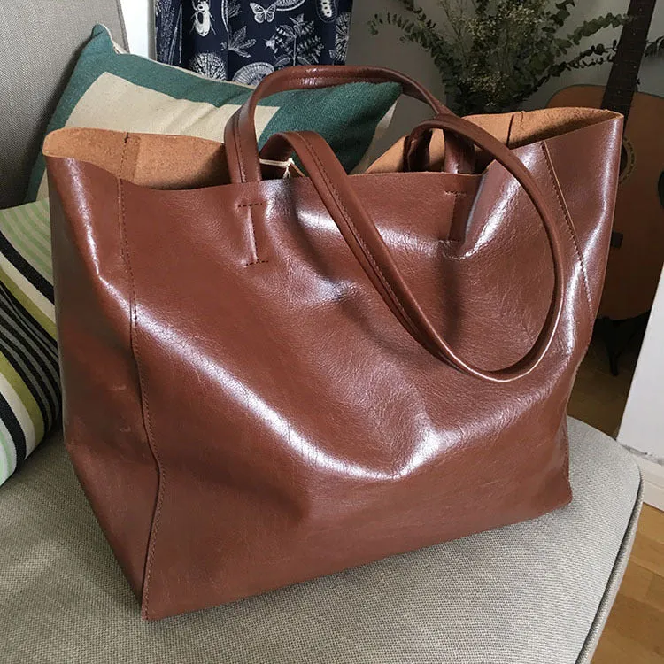 Stylish WOMENs LEATHER Tote Bag Totes Shoulder Purse FOR WOMEN