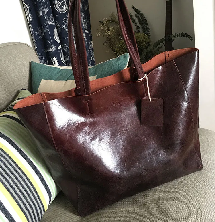 Stylish WOMENs LEATHER Tote Bag Totes Shoulder Purse FOR WOMEN
